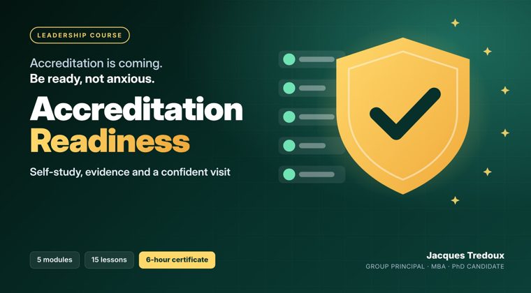 Accreditation Readiness course cover