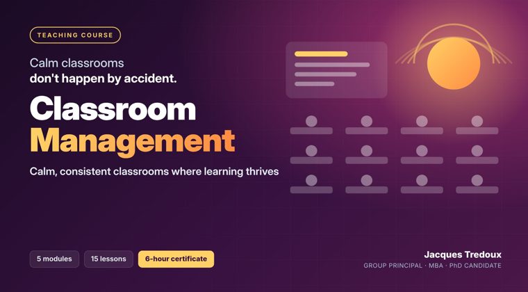 Classroom Management course cover